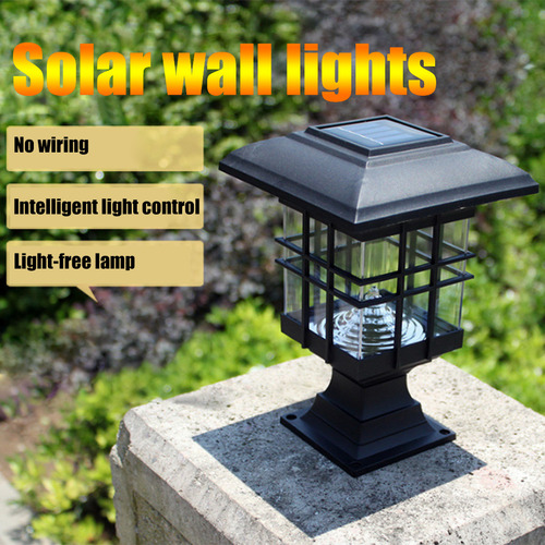 Pilares Solares, Valla Impermeable, Columna Exterior