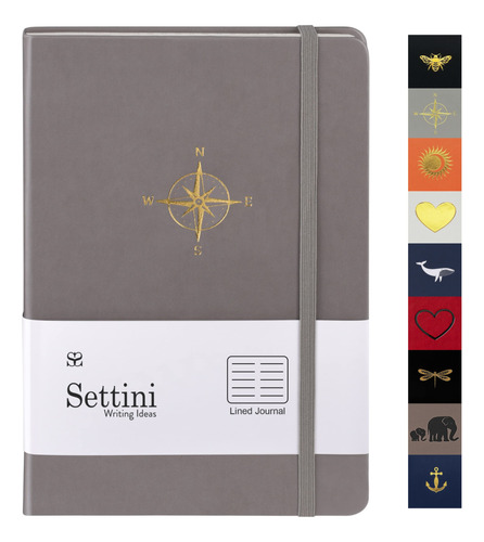 Settini Cuaderno De Tapa Dura (gris)