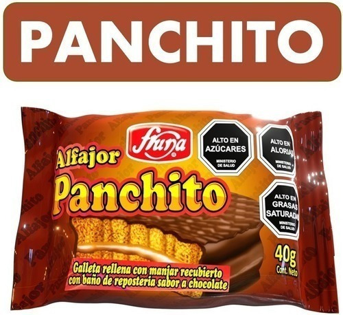 Alfajor Panchito De Fruna Caja X 20 Unidades