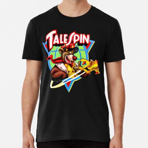 Remera Talespin, Avión Con El Logotipo De Baloo Algodon Prem