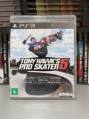 Jogo Ps3 Tony Hawks Pro Skater 5 Físico