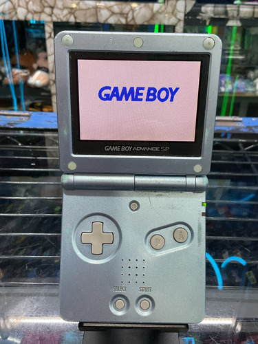 Game Boy Advance Sp | 2 Brillos Carcasa Original Celeste (Reacondicionado)