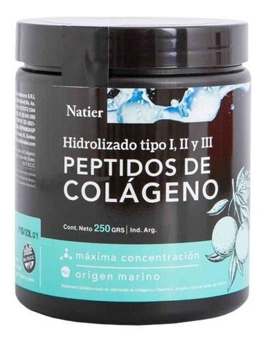Peptidos De Colageno Hidrolizado X 250 Gr - Origen Marino