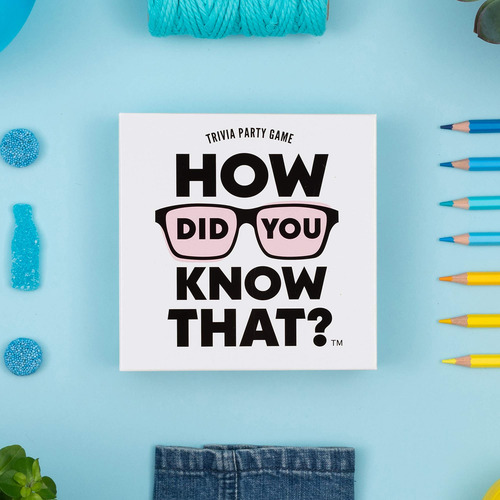 Trivia Party Game Hygge Games ¿cómo Lo Supiste? - Blanco
