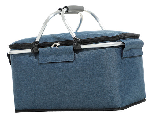 Bolsa De Pícnic Plegable, Aislante Y Cómoda Asa Para Hielo