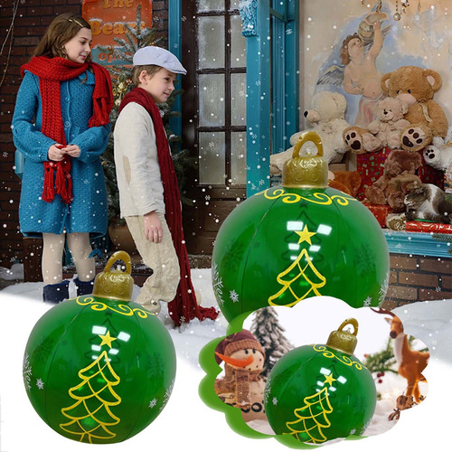 Decoración Brillante Inflable Navideña Para Jardín O Jardín