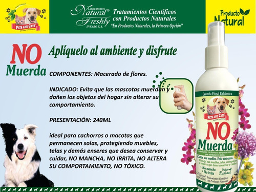 Imagen 2 de 2 de No Muerda Frasco Spray 240 Ml - Unidad a $108