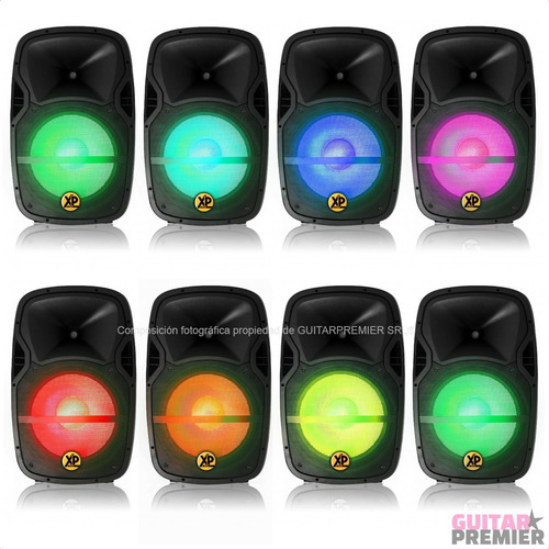 Imagen 8 de 8 de Combo Bafle Activo Bluetooth + Pie Microfono Cable 150w Rms