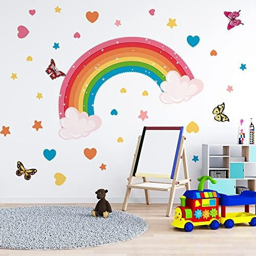 , Pegatinas De Pared De Arcoíris Grandes | Adhesivos