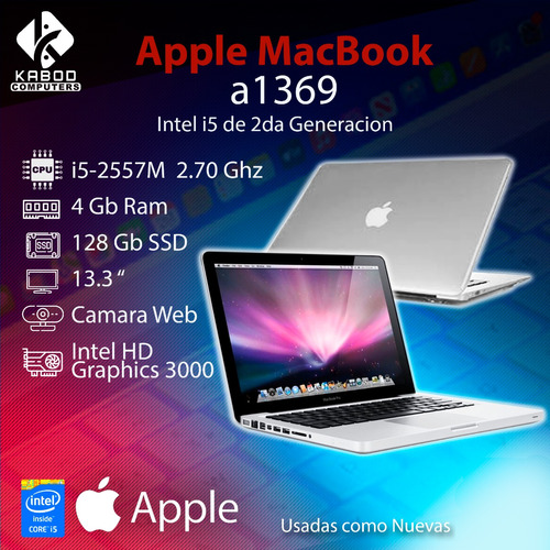 Laptop Apple Macbook Air A1369 Intel Core I5 128 Gb Ssd
