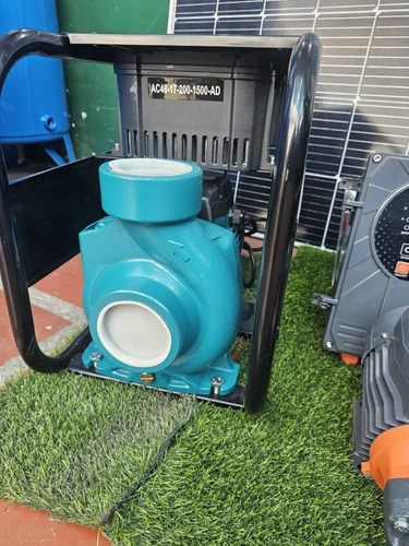 Bomba Agua Superficial 2hp Centrifuga Panel Solar Marca Leo