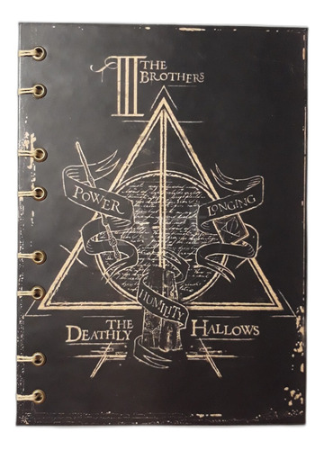 Cuaderno Harry Potter Las Reliquias De La Muerte Personaliza