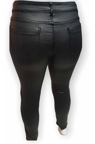 Pantalón O Calza Mujer Ecocuero Talla Extra Grande Con Polar