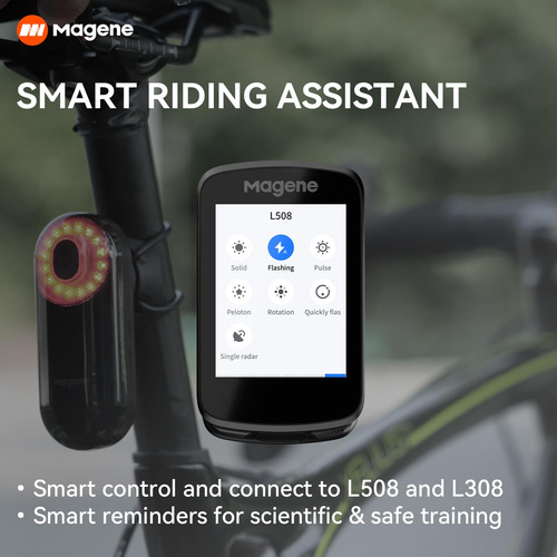 Magene C506 - Computadora Gps Para Bicicleta, Visualización