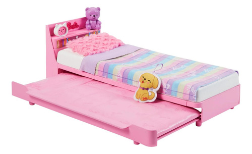 Playset Barbie Hora De Dormir Hmm64 Mattel Cor Rosa