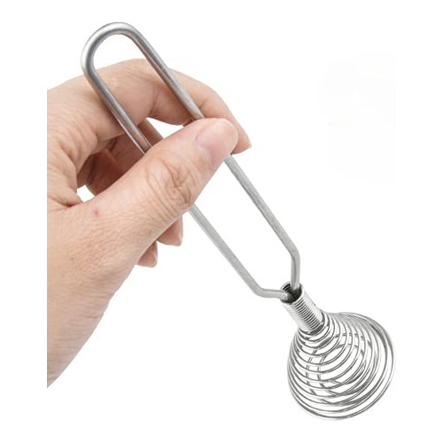Batidor De Acero Inoxidable Para Mezclar De Color Plateado Silver