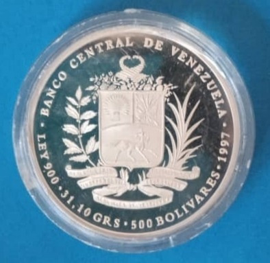 Moneda Conmemorativa Gual Y España Plata.