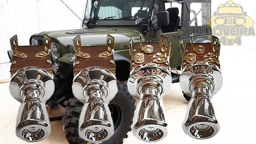 Imagem 3 de 4 de Botão Chave Faróis Limpador Luzes Jeep Willys