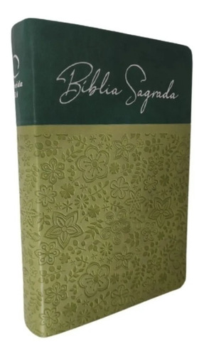 Imagem 7 de 10 de Bíblia Promoção Capa Luxo Letra Gigante Almeida Verde Oliva