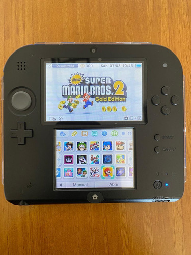 Nintendo 2ds Completo Com Pokemon Instalado! Azul (Usado)