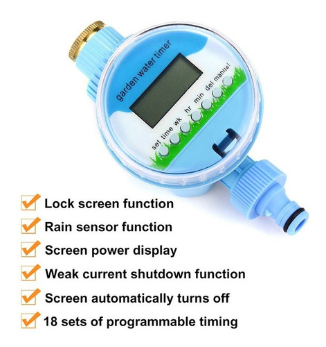 Nuevo Kit De Riego Automático Por Goteo Digital Temporizador