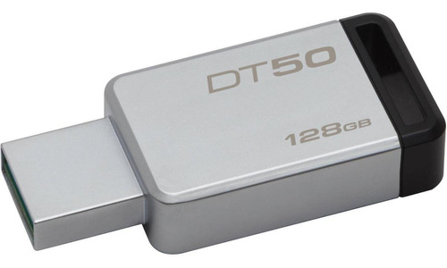 Memoria USB Kingston DataTraveler 50 DT50 128GB 3.1 Gen 1 negro