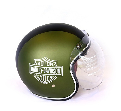 Capacete Aberto Hd Road King Special Verde Mineral Green 56