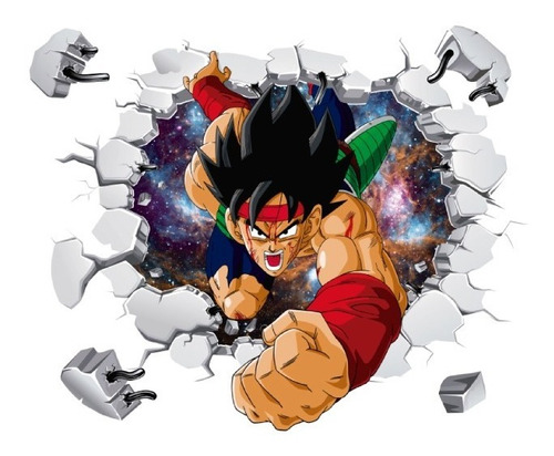 Vinilo Decorativo, Dragon Ball -106 Bardock Sticker De Pared