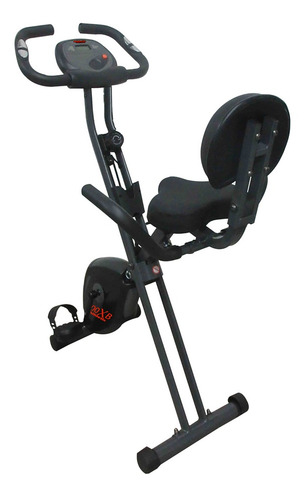 Imagen 2 de 3 de Bicicleta fija plegable Athletic 100XB tradicional color negro