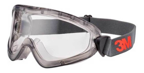 Óculos Segurança Ampla Visão 3m Sg2890 Cinza Vent Indireta