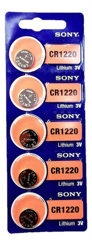 Pilha Bateria Botão Moeda Cr1220 Lithium 3v