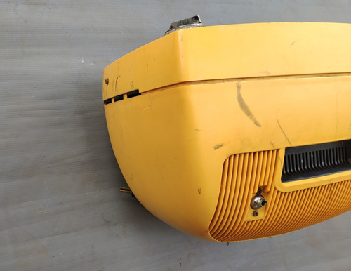 Televisão Antiga Philco Para Colecionador Amarela