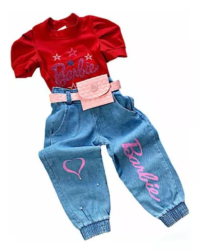 Roupa/conjunto menina infantil Blogueira Barbie