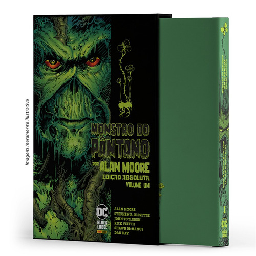 Monstro do Pântano por Alan Moore Vol. 1: Edição Absoluta, de Moore, Alan. Editora Panini Brasil LTDA, capa dura em português, 2021