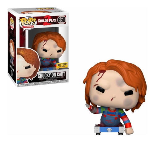 Funko Pop Chucky On Cart 658 Childs Play 2 Exclusive Hot Top