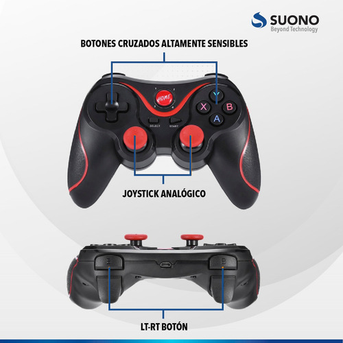 Joystick inalámbrico Suono X3 negro