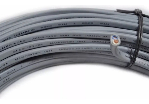 Cable Super Plastico Ute Entrada Luz  30 Mts  2x6 - Tyt