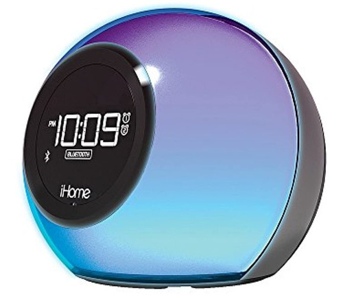 Ihome Ibt29bc Bluetooth Cambia Color Dual Alarm Clock Radio 