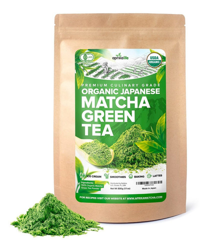 Aprikalife Té Verde Matcha En Polvo Auténtico Matcha Japone