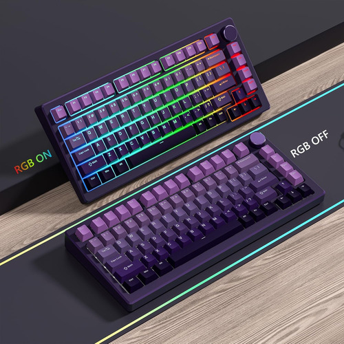 Womier Shine Through Pbt Keycaps 60 75 100 Percent Cherry...