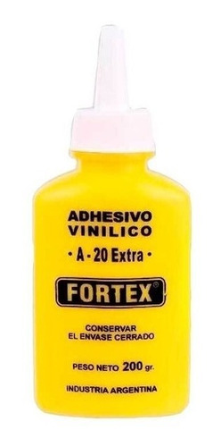 Adhesivo/cola Vinilica A20 200grs Con Pico Fortex