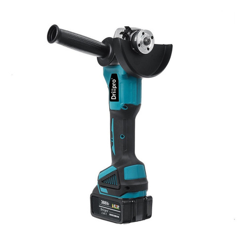 Esmerilhadeira angular sem fio DrillPro F38297 50 Hz/60 Hz azul e preta 110 V/240 V + acessório