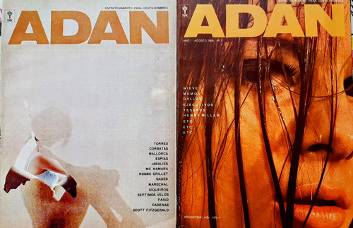 2 Antiguas Revistas Adan N* 2 Y 3 De 1966 Excelente (Usado)