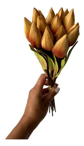 Flor Artificial Ramalhete De Tulipa Decoração Ornamental