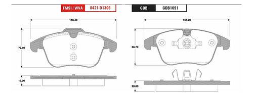 Balatas Bajos Metales Delanteras Trw Xc60 L6 3.0l 2010