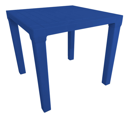 Mesa Plástica Quadrada Desmontável Ultra Design - Azul