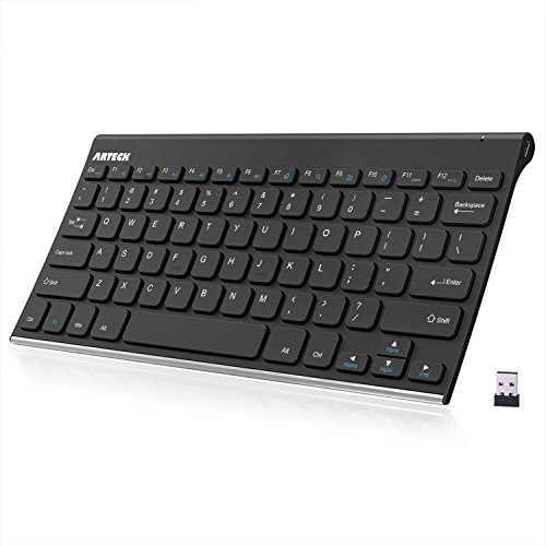 Teclado Inalámbrico 24k De Arteck Teclado Ultra Delgado De 