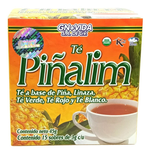 Piñalim Te Original Gn+ Vida 15 Sobres Original