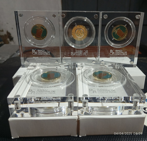 Monedas Commemorativas Abolicion, Anexion, Manzanillo