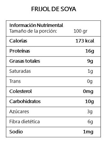 Frijol De Soya 3 Kg